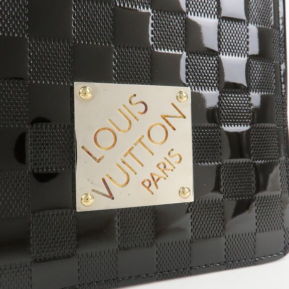 💎✨BEAUTIFUL✨💎Authentic Louis Vuitton Damier Vernis Club Shoulder Bag Noir - Picture 11 of 16